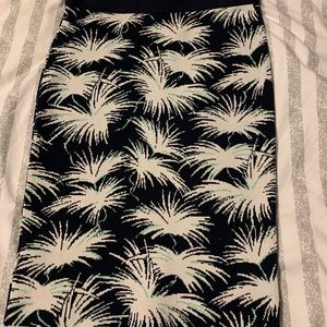 Rachel by Rachel Roy knit palm tree skirt